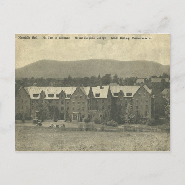 Mount Holyoke College Circa 1909 Vintage Postcard (Front)