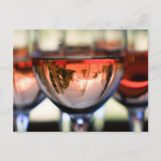 Mount Hood in a Wine Glass Postcard