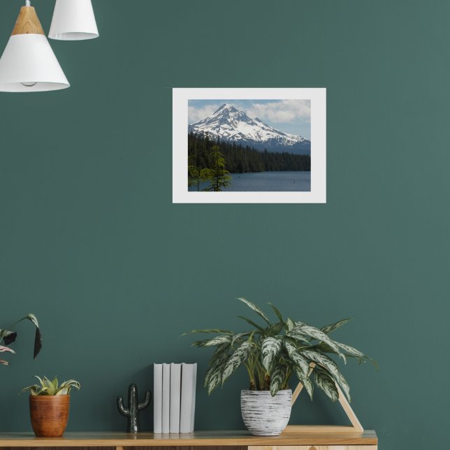 Mount Hood Mountain Splendour Photographic Poster (Living Room 1)
