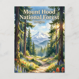 Mount Hood National Forest Oregon Postcard