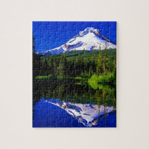 mount hood oregon scenery snow jigsaw puzzle