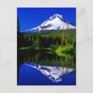 mount hood oregon scenery snow postcard