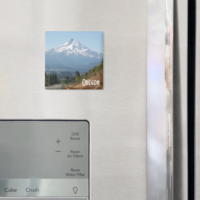 Mount Hood, Oregon Travel Photo Magnet (In Situ (Fridge))