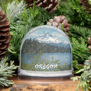 Mount Hood, Oregon Travel Photo Snowglobe