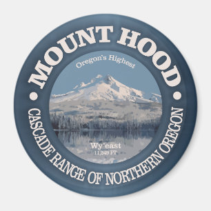 Mount Hood (winter) Magnet