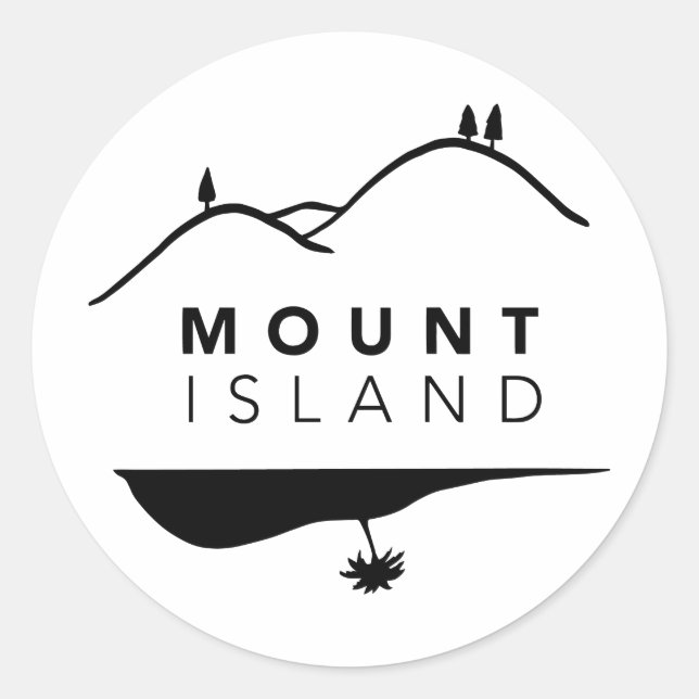 Mount Island Stickers (Front)