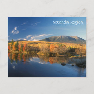 Mount Katahdin Autumn Postcard