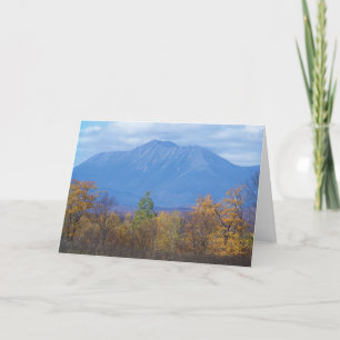 Mount Katahdin from Stacyville, Maine Card