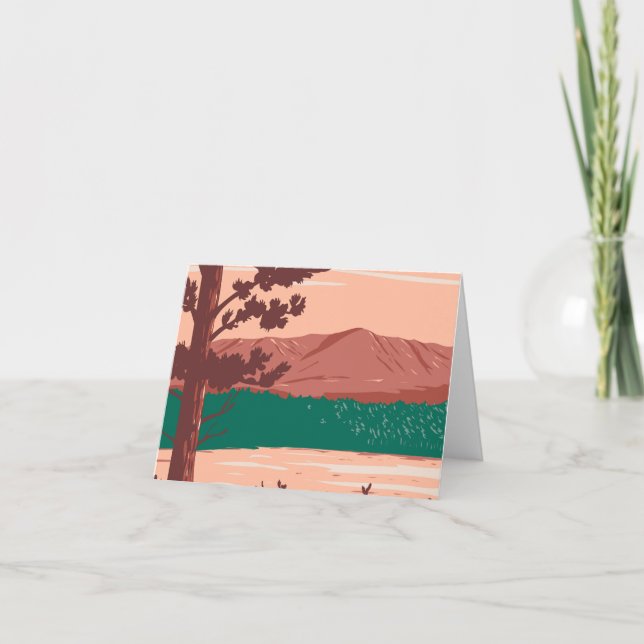 Mount Katahdin Thank You Card (Front)