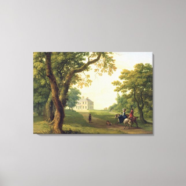 Mount Kennedy, County Wicklow, Ireland, 1785 (oil Canvas Print (Front)