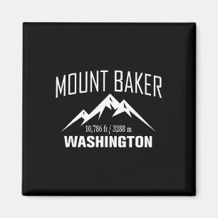 Mount Ker Kulshan Washington Climbing Summit Club  Magnet