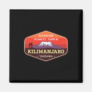 Mount Kilimanjaro Highest Peak Africa Climbing Bad Magnet