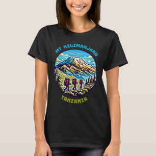 Mount Kilimanjaro Hiking Tanzania African Hiking  T-Shirt