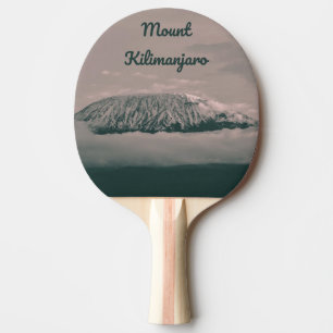 Mount Kilimanjaro Snow Volcano in Tanzania Africa Ping Pong Paddle