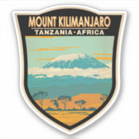 Mount Kilimanjaro Tanzania Africa Vintage