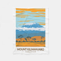 Mount Kilimanjaro Tanzania Africa Vintage