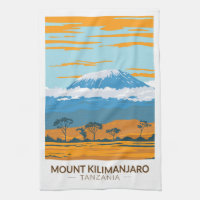 Mount Kilimanjaro Tanzania Africa Vintage