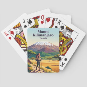 Mount Kilimanjaro Tanzania Playing Cards