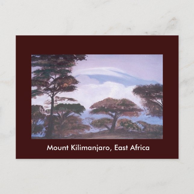 Mount Kilimanjaro, Tanzania Postcard (Front)