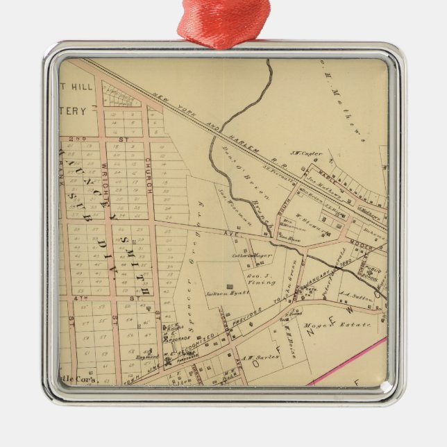 Mount Kisco, New York Metal Ornament (Front)