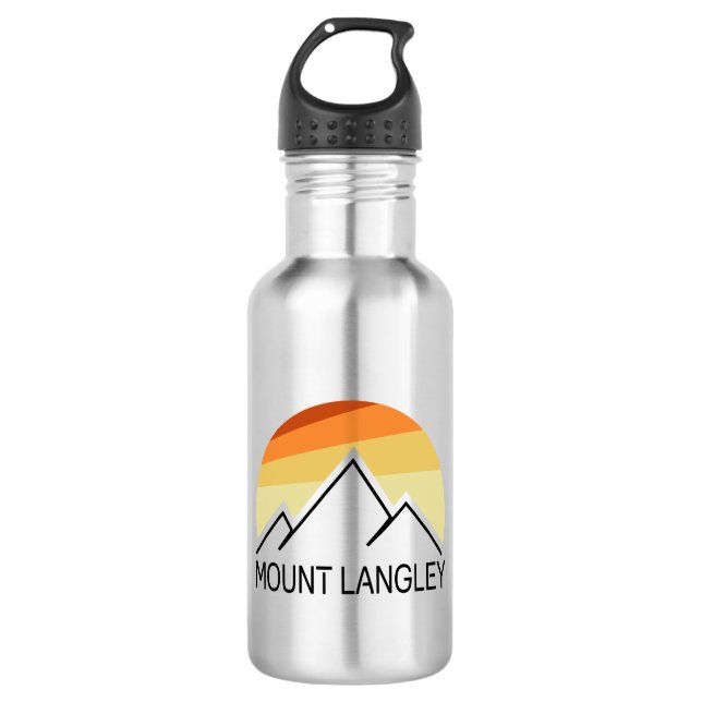 Mount Langley California Retro 532 Ml Water Bottle (Front)