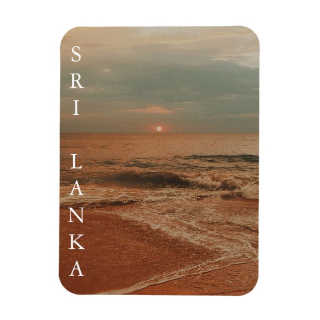 Mount Lavinia Beach - Colombo - Sri Lanka  Magnet (Vertical)