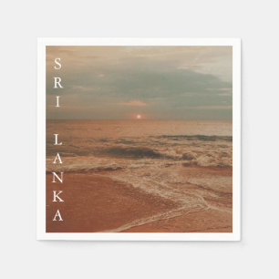 Mount Lavinia Beach - Colombo - Sri Lanka Napkin