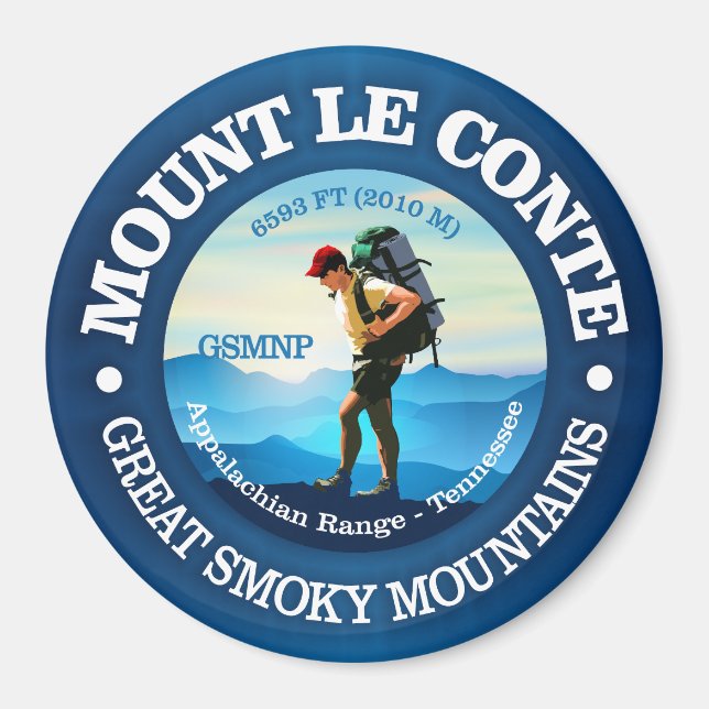 Mount Le Conte (C) Magnet (Front)