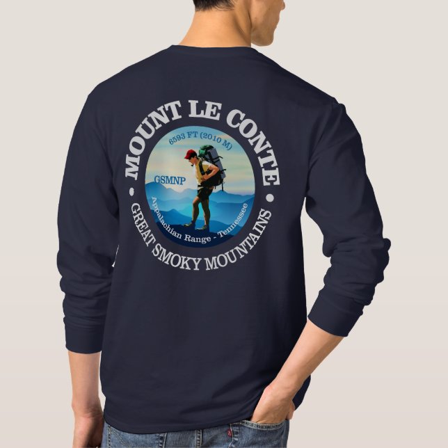 Mount Le Conte (C) T-Shirt (Back)