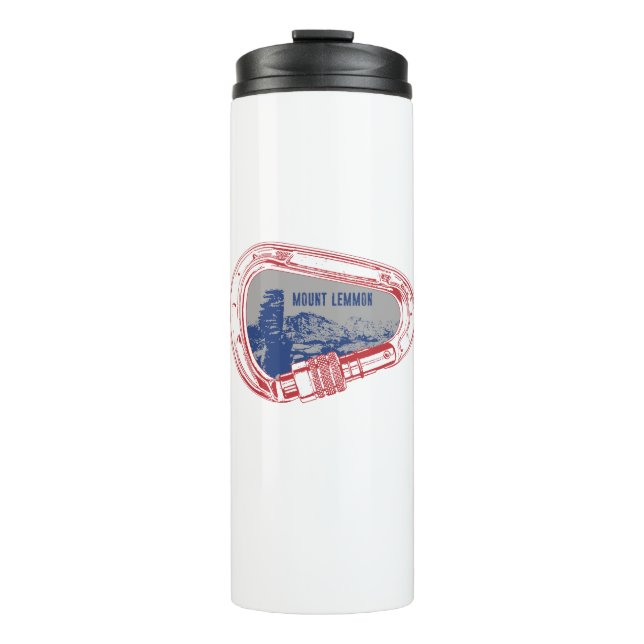 Mount Lemmon Climbing Carabiner Thermal Tumbler (Front)