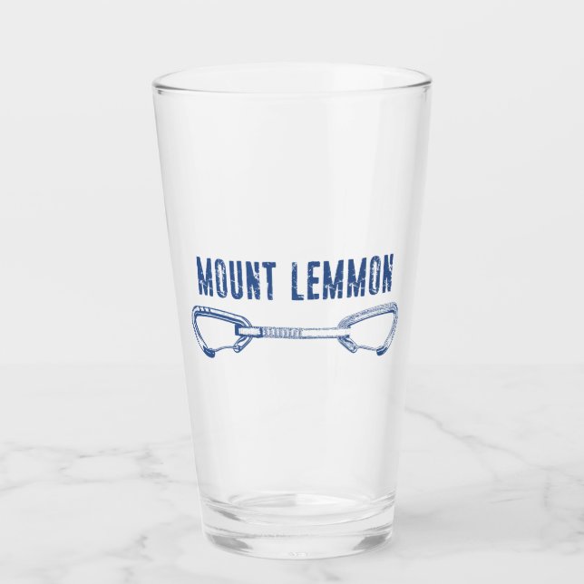 Mount Lemmon Climbing Quickdraw Glass (Front)