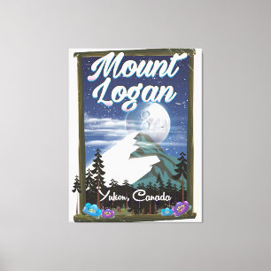 Mount Logan , Yukon, Canada Canvas Print