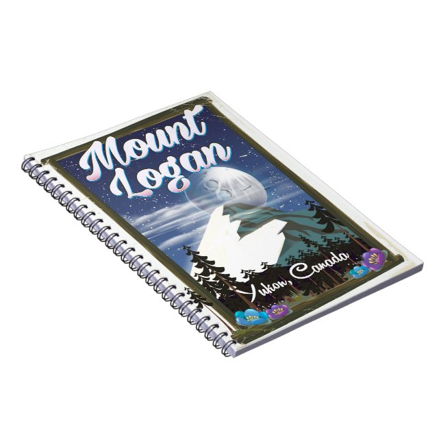Mount Logan , Yukon, Canada Notebook (Right Side)
