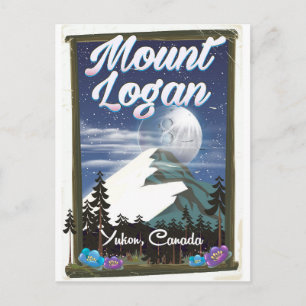 Mount Logan , Yukon, Canada Postcard