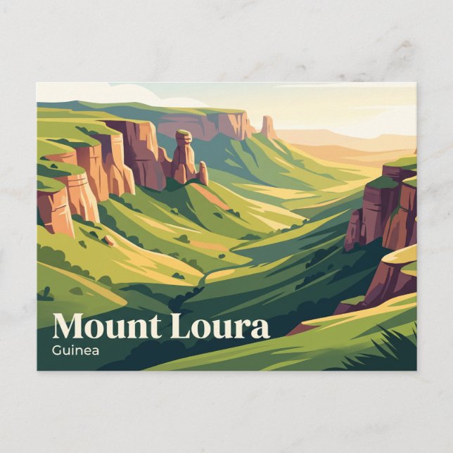 Mount Loura Guinea Postcard (Front)