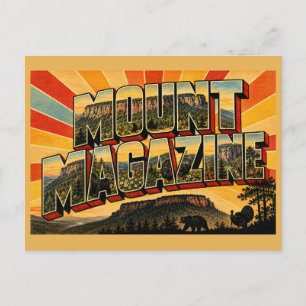 Mount Magazine Arkansas Highest Peak Bluff Art Postcard