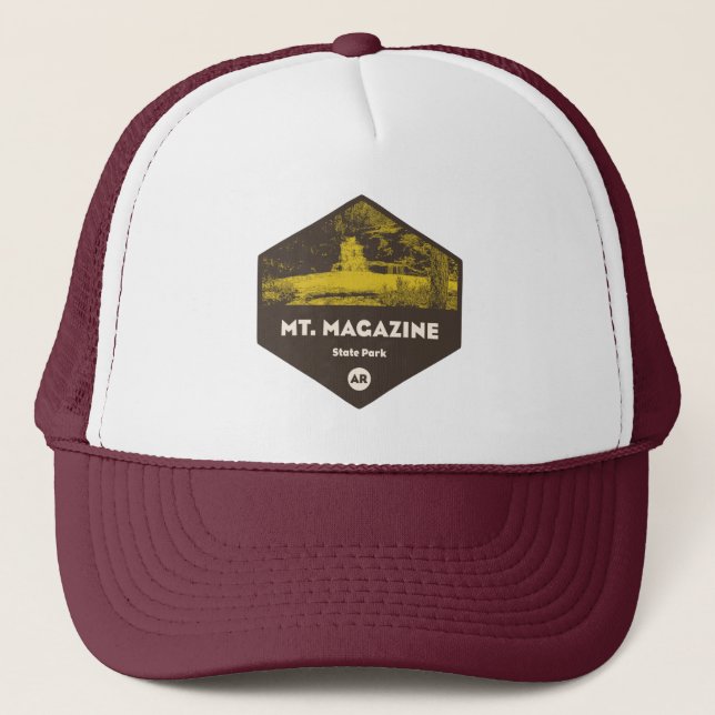 Mount Magazine State Park Arkansas Trucker Hat (Front)