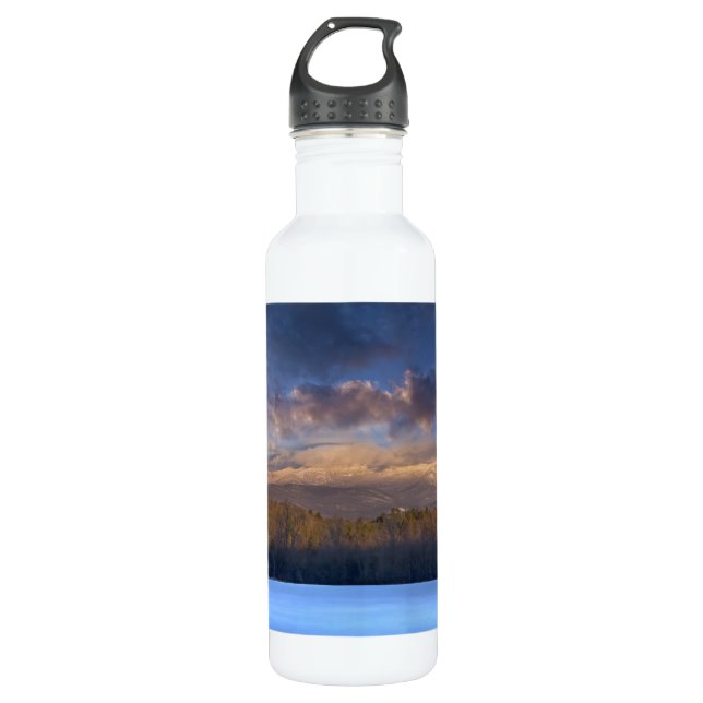Mount Mansfield Sunset Vermont 710 Ml Water Bottle (Front)