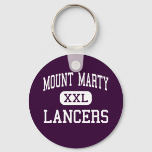 Mount Marty - Lancers - High - Cedar Rapids Iowa Keychain