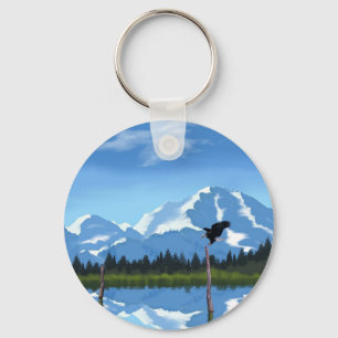 Mount McKinley Alaska Keychain