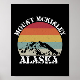 Mount Mckinley Mount Denali Hiking Mountain Outdoo Poster