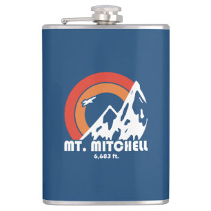 Mount Mitchell Sun Eagle Hip Flask