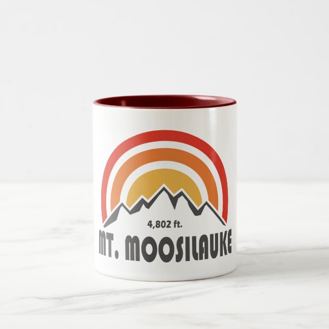 Mount Moosilauke Two-Tone Coffee Mug (Center)