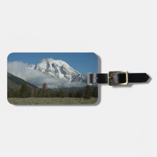Mount Moran and Clouds at Grand Teton Luggage Tag