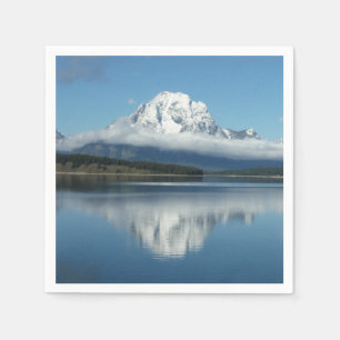 Mount Moran Reflection at Grand Teton Napkin