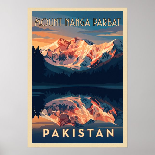 Mount Nanga Parbat V02 Poster (Front)