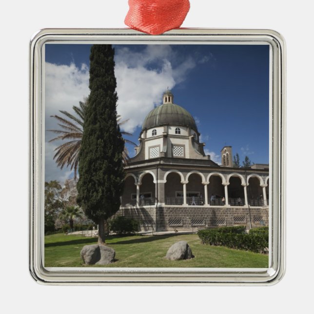 Mount of the Beatitudes Metal Ornament (Front)