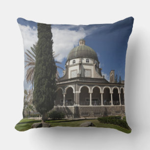 Mount of the Beatitudes Throw Pillow