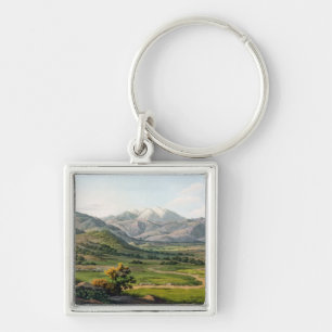 Mount Olympus, as seen between Larissa and Baba, p Keychain