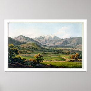 Mount Olympus, as seen between Larissa and Baba, p Poster